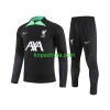 Liverpool Tränings Sweatshirtställ Svart 2023/24